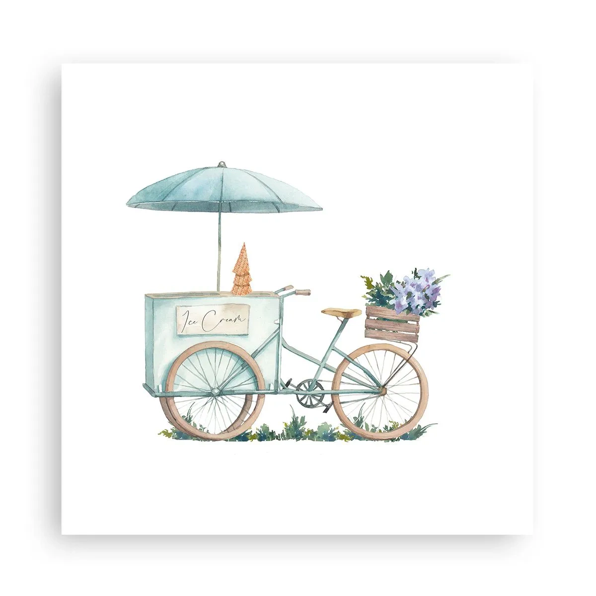 Póster - Dulce recuerdo del verano - 30x30 cm