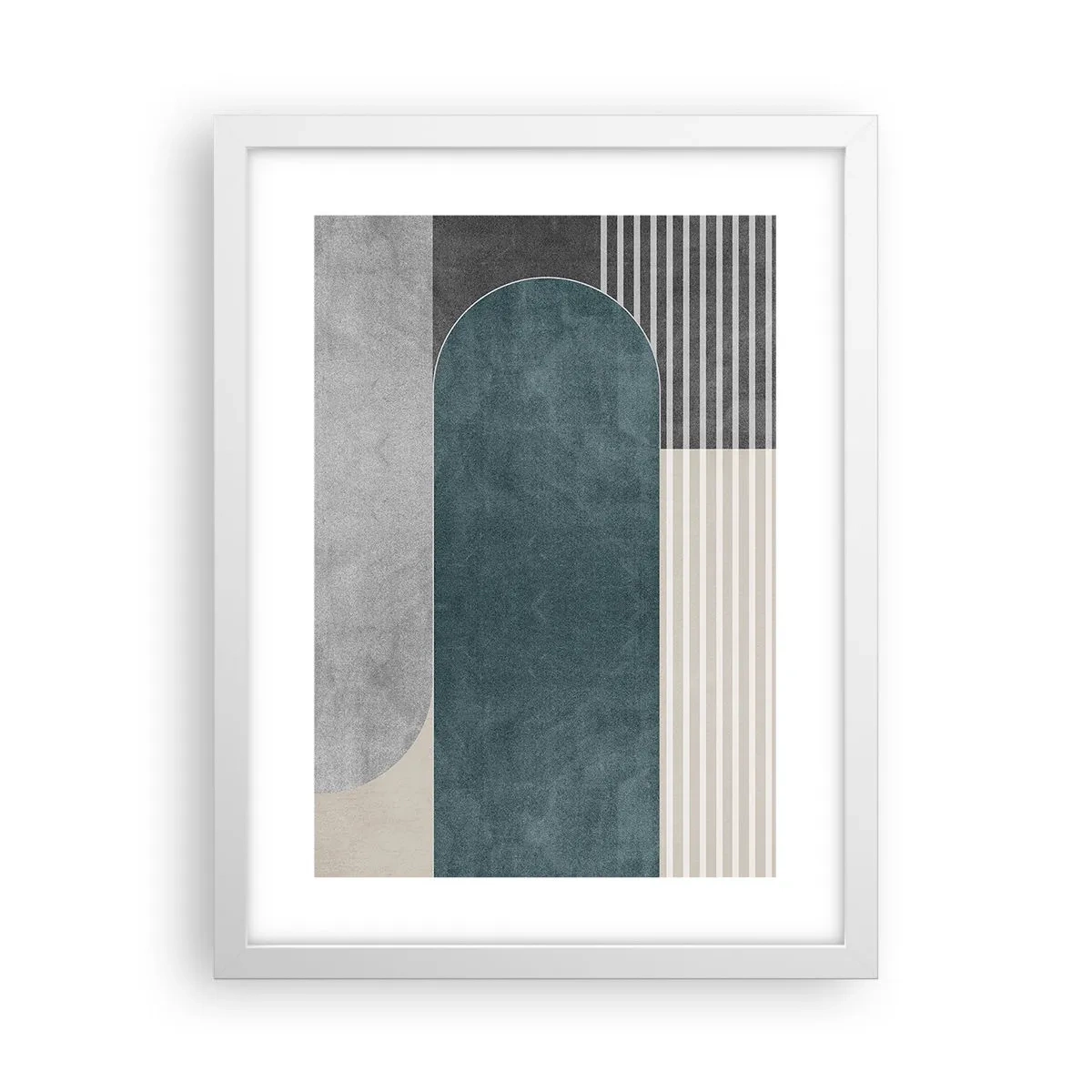 Póster en marco blanco - Composición horizontal - 30x40 cm