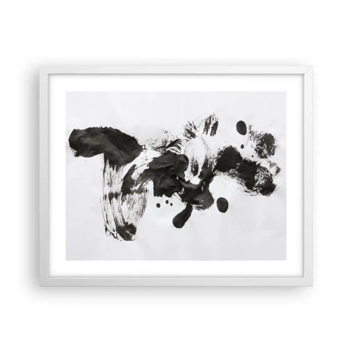 Póster en marco blanco - ¿Un método en la locura? - 50x40 cm