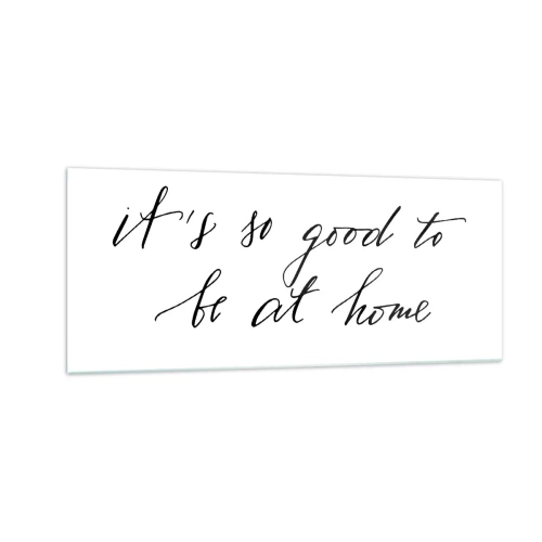 Cuadro sobre vidrio - Impresiones sobre Vidrio - Toda la verdad - 100x40 cm