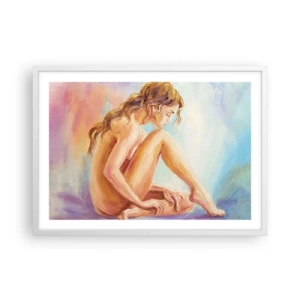 Póster en marco blanco - Acto de juventud - 70x50 cm