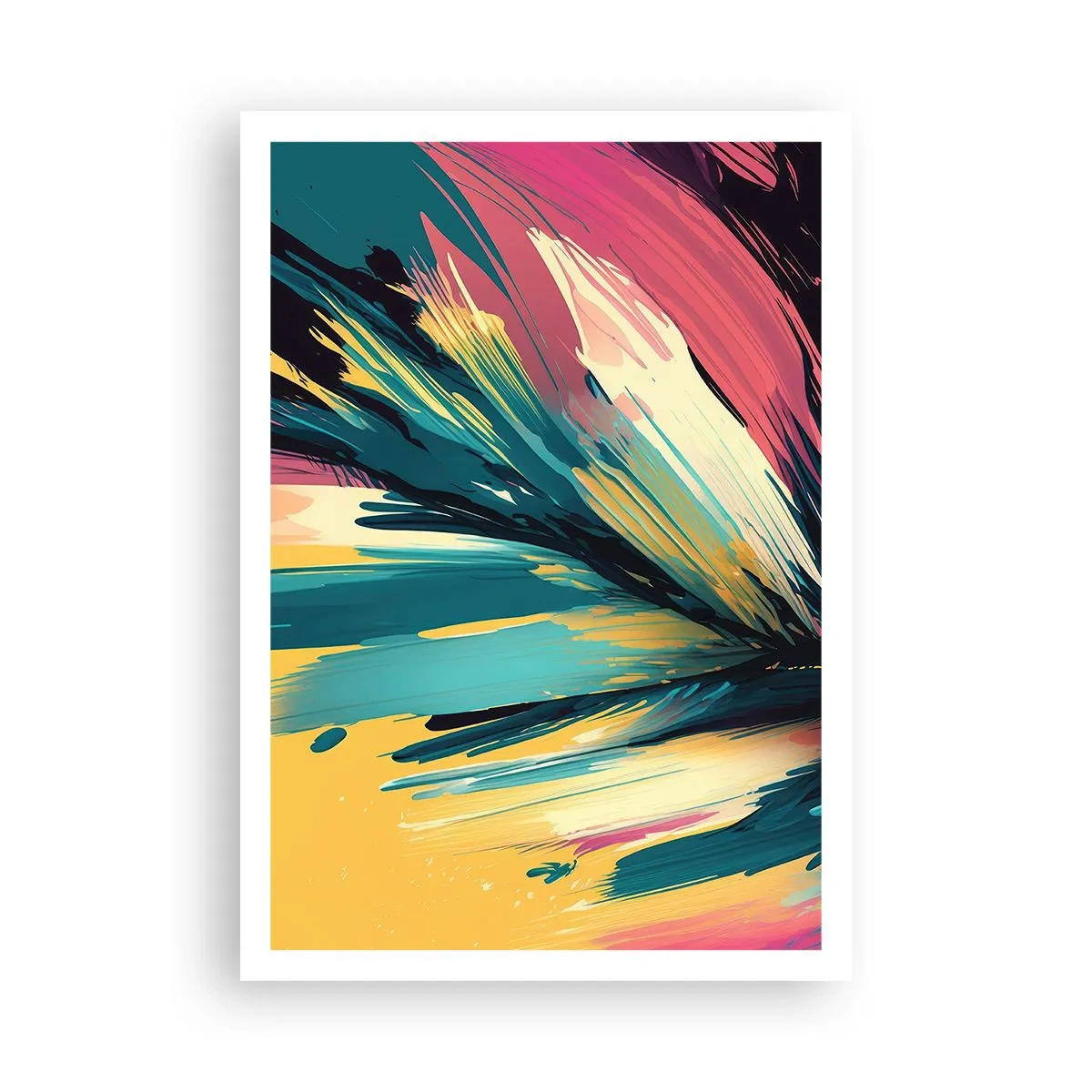 Póster - Composición - una explosión de alegría - 70x100 cm