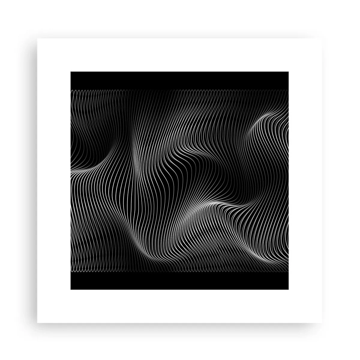 Póster - La danza de la luz en el espacio - 30x30 cm