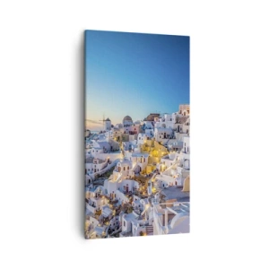 Cuadro sobre lienzo - Impresión de Imagen - La esencia de lo griego - 45x80 cm