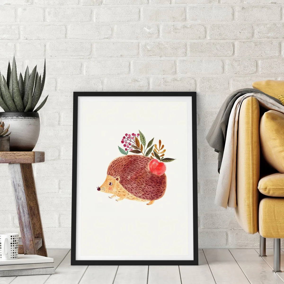 Póster en marco negro - Y ya te gusto - 30x40 cm