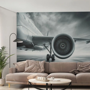 Fotomural Premium Canvas - Hay poder - Avión, Viaje, Negocio - 200x140 cm