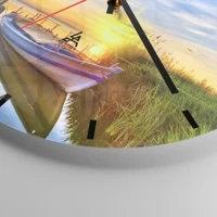 Esfera sin numeración, con rayas