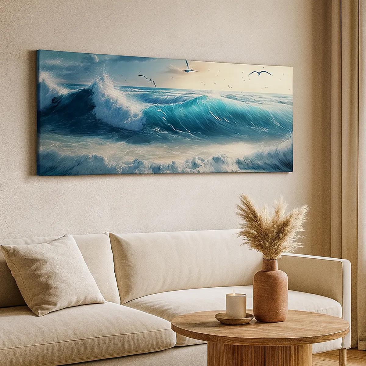 Cuadro sobre lienzo - Impresión de Imagen - La brisa solo para ti - 30x30 cm