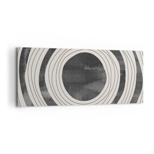 Cuadro sobre lienzo - Impresión de Imagen - En el centro mismo - 100x40 cm