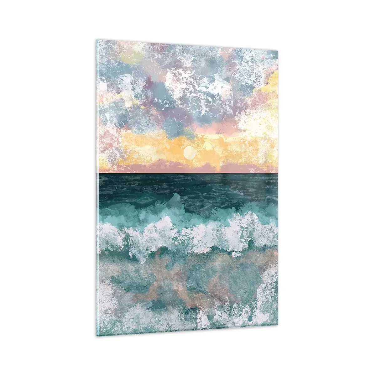 Cuadro sobre vidrio - Impresiones sobre Vidrio - Agua, luz, aire - 80x120 cm