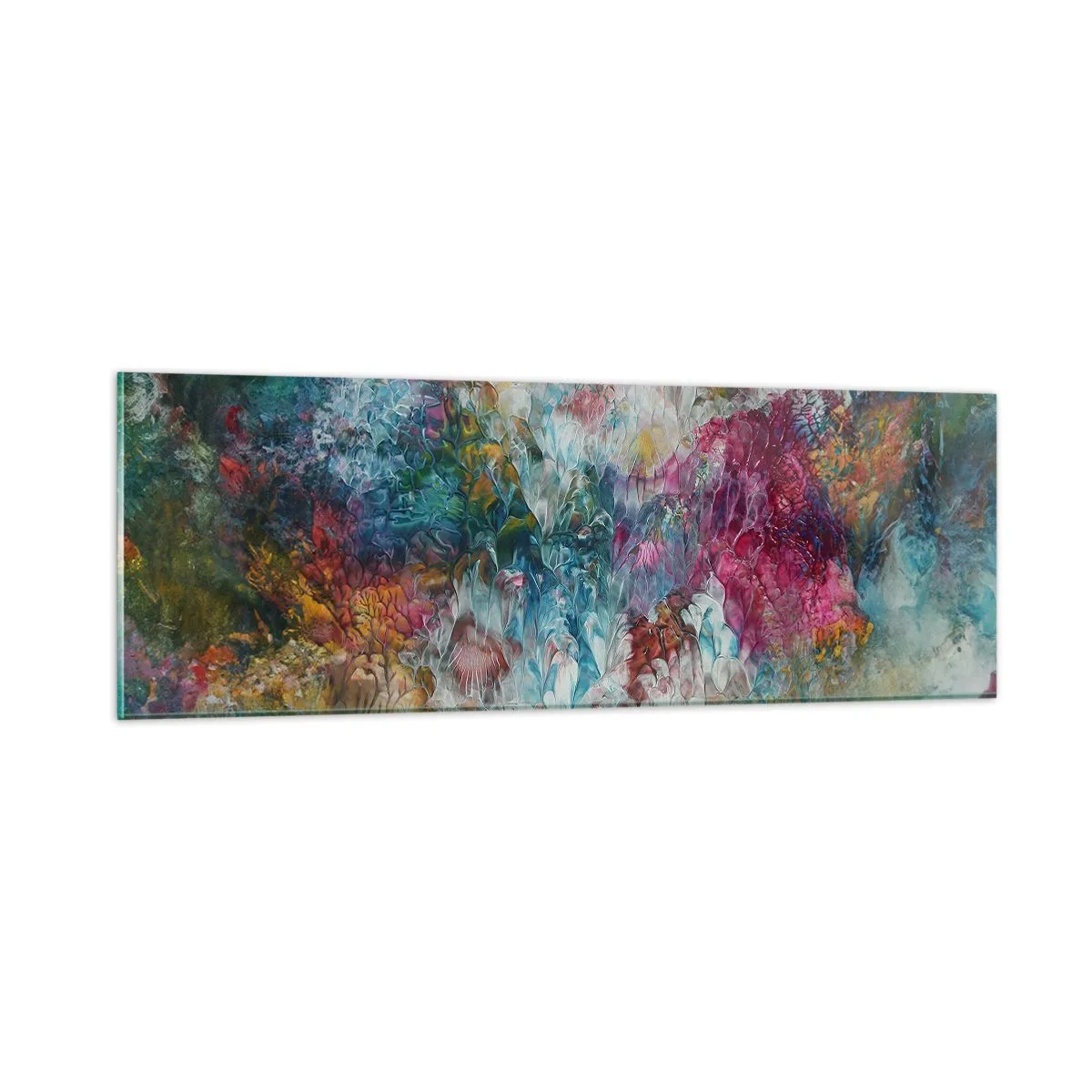 Cuadro sobre vidrio - Impresiones sobre Vidrio - En plena floración - 90x30 cm