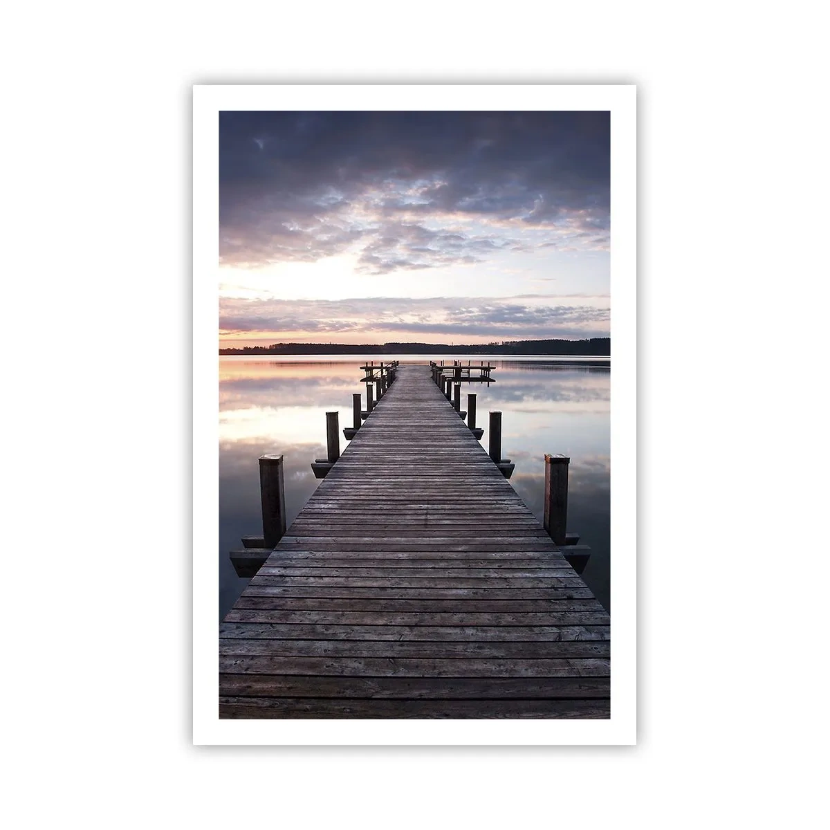 Póster - Frontera silenciosa del día y la noche - 61x91 cm