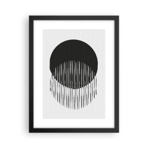 Póster en marco negro - Su alter ego - 30x40 cm