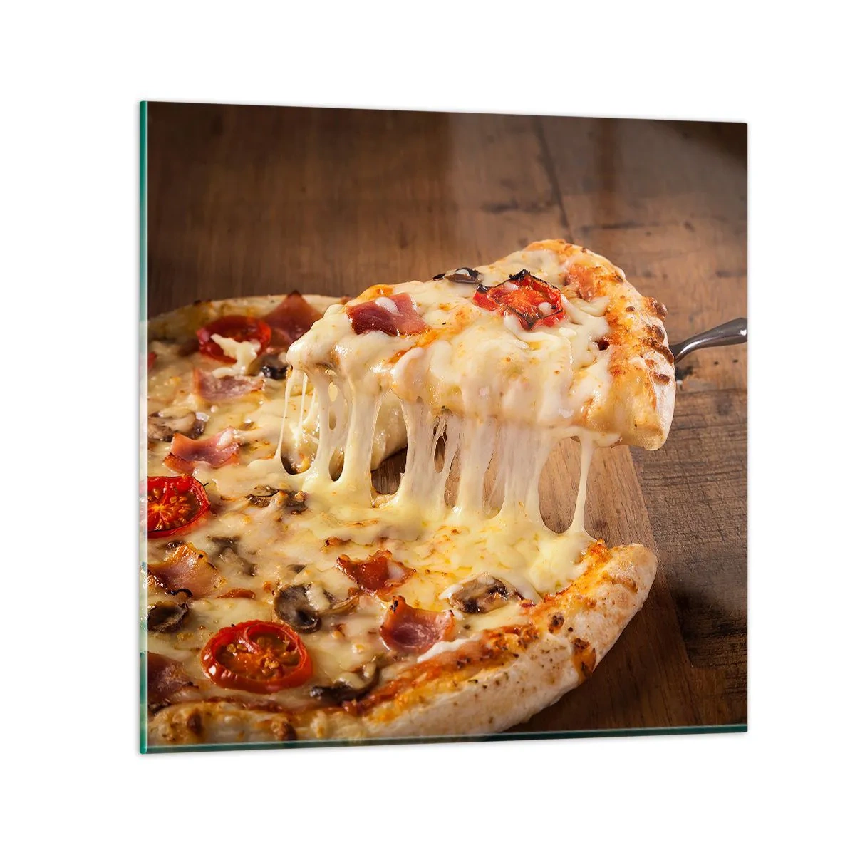 Cuadro sobre vidrio - Impresiones sobre Vidrio - Una obra maestra del arte italiano - 40x40 cm