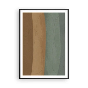 Póster en marco negro - Composición horizontal - 70x100 cm