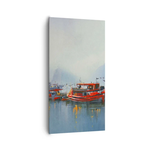 Cuadro sobre lienzo - Impresión de Imagen - En el fin del mundo - 65x120 cm