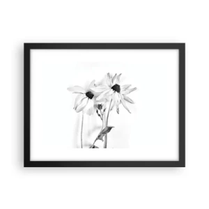 Póster en marco negro - Nadie quiere estar solo - 40x30 cm