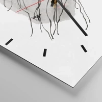 Esfera sin numeración, con rayas