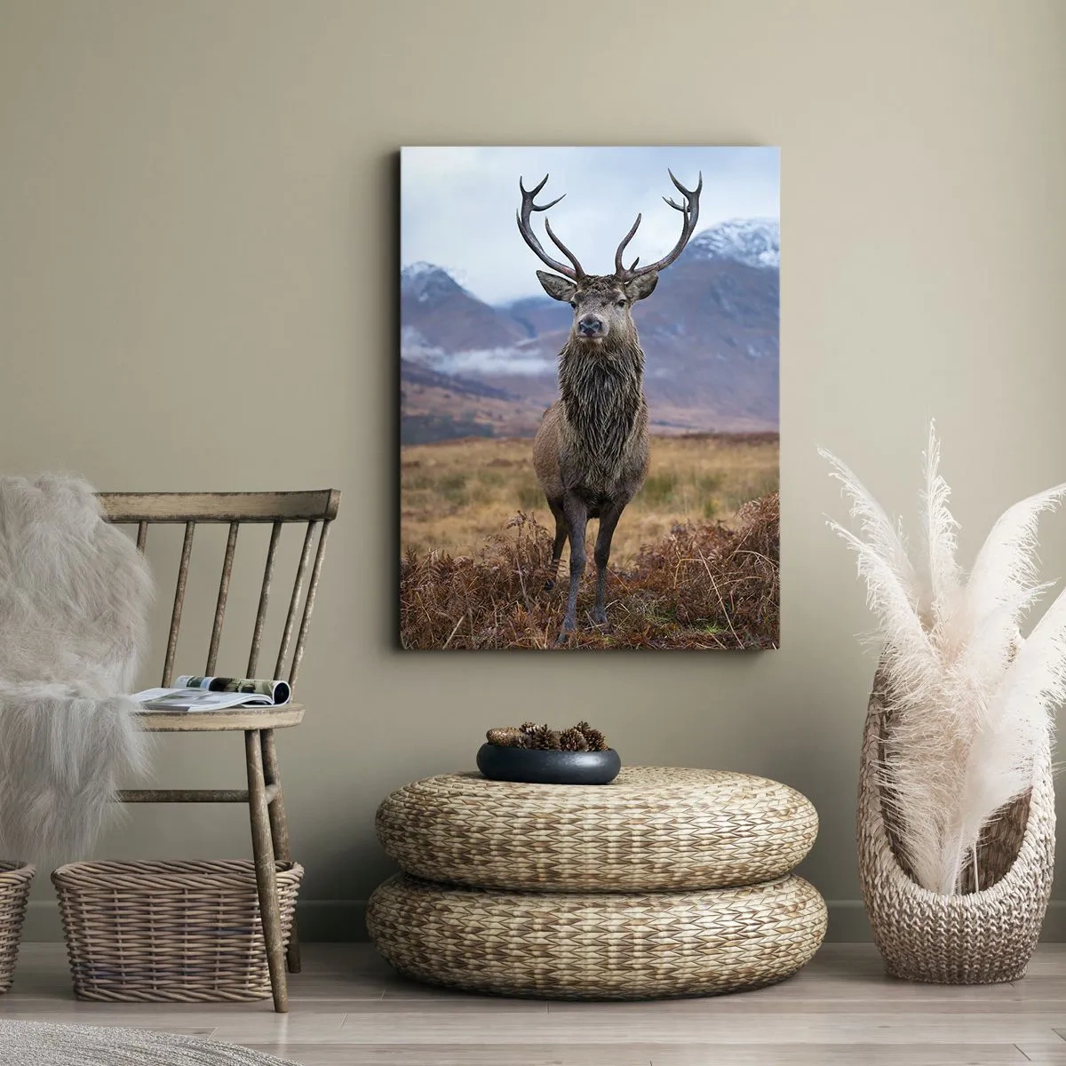 Cuadro sobre lienzo - Impresión de Imagen - En mi propia tierra - 80x120 cm