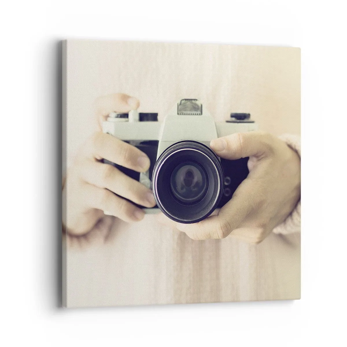 Cuadro sobre lienzo - Impresión de Imagen - Una visión diferente - 40x40 cm