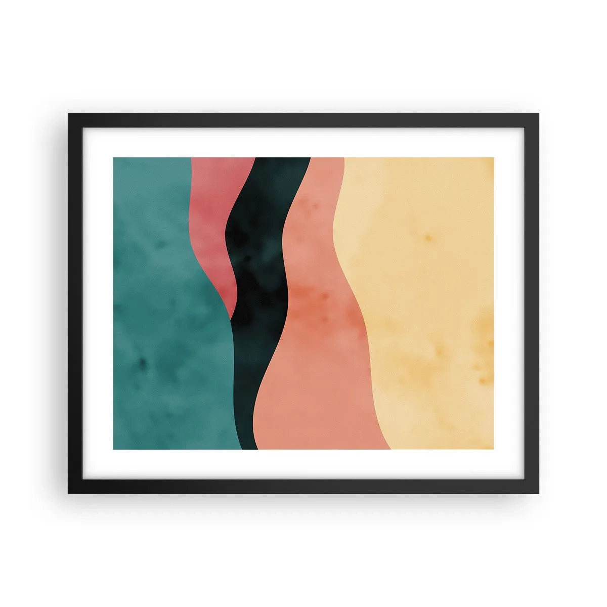 Póster en marco negro - Discordia compatible - 50x40 cm