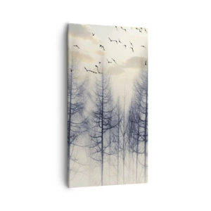 Cuadro sobre lienzo - Impresión de Imagen - Espíritus del bosque - 55x100 cm