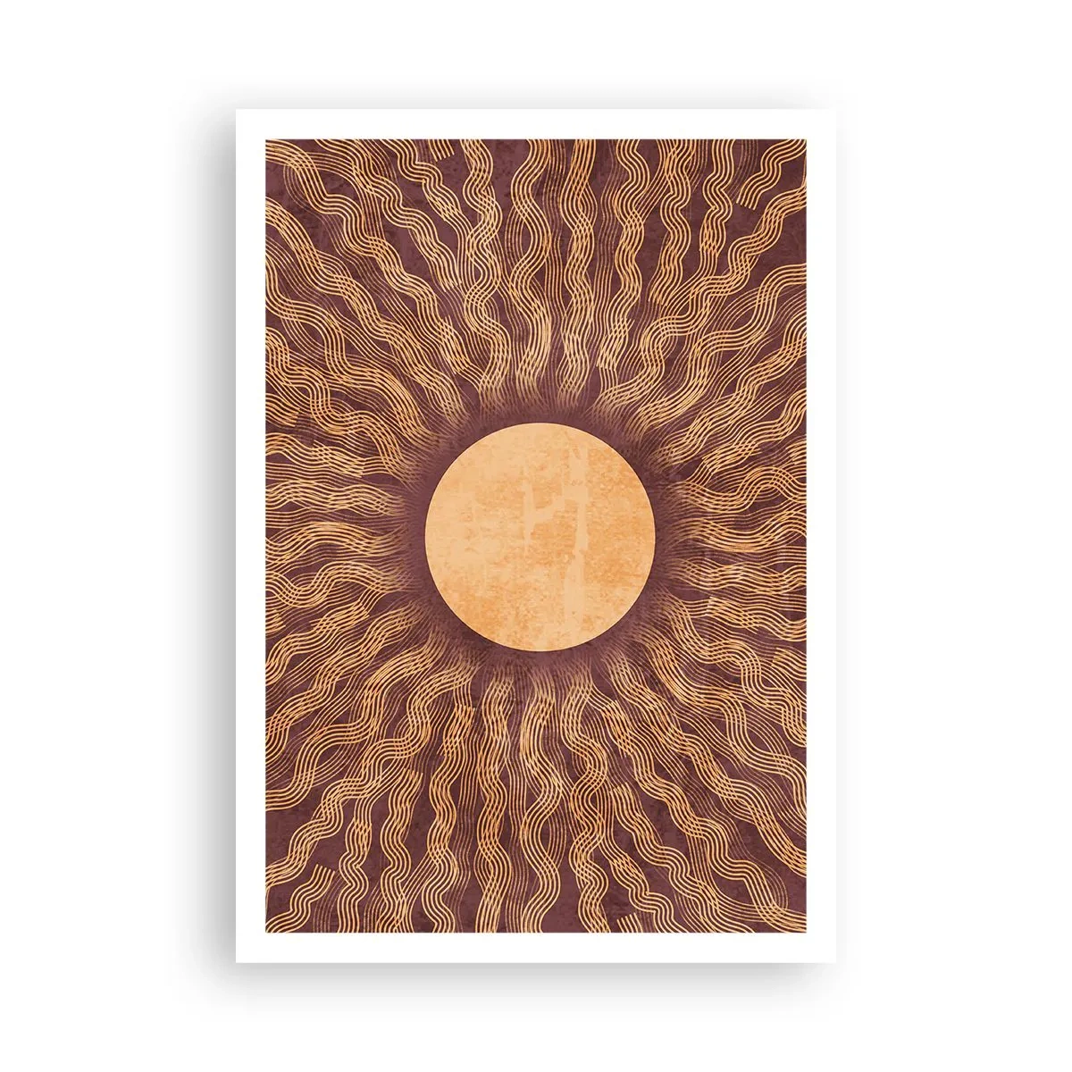 Póster - Icono del sol - 70x100 cm