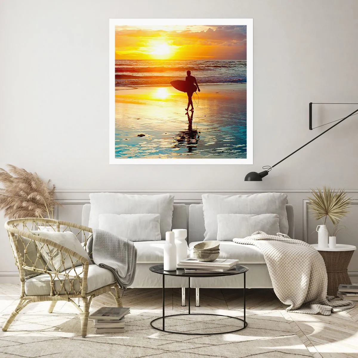 Póster - El regreso del guerrero - 40x40 cm