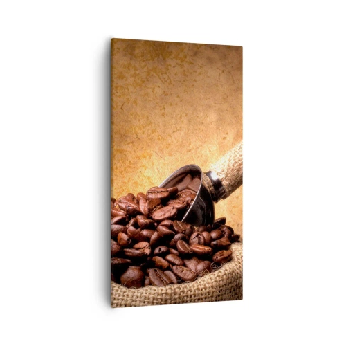 Cuadro sobre lienzo - Impresión de Imagen - En la fuente del sabor - 55x100 cm