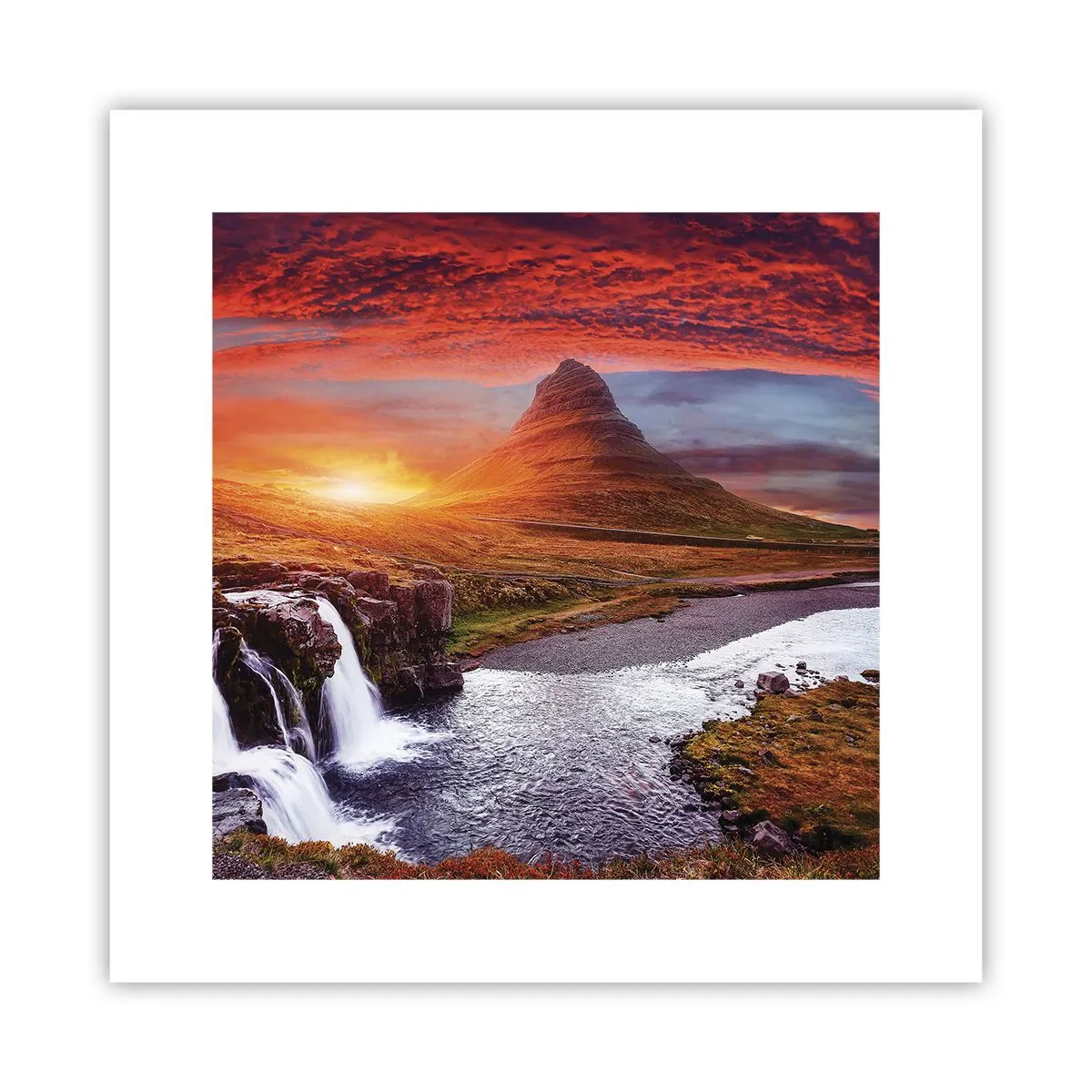 Póster - Una vista de la Tierra Media - 30x30 cm