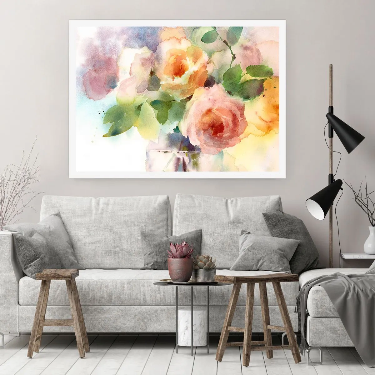 Póster - Delicado como una acuarela - 40x30 cm