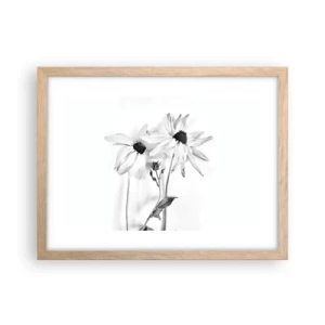 Póster en marco roble claro - Nadie quiere estar solo - 40x30 cm