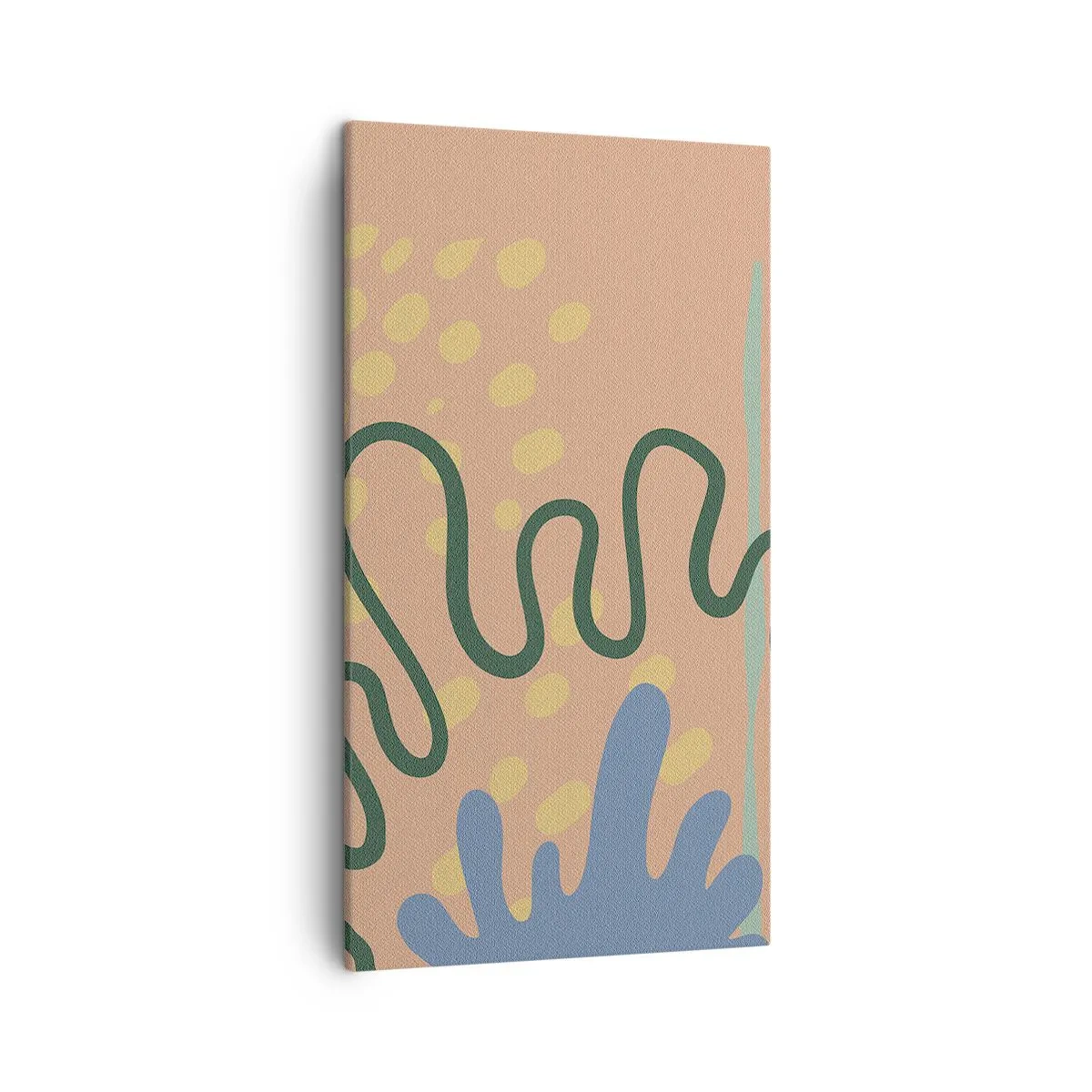 Cuadro sobre lienzo - Impresión de Imagen - Abstracción: la diversidad de la naturaleza - 45x80 cm