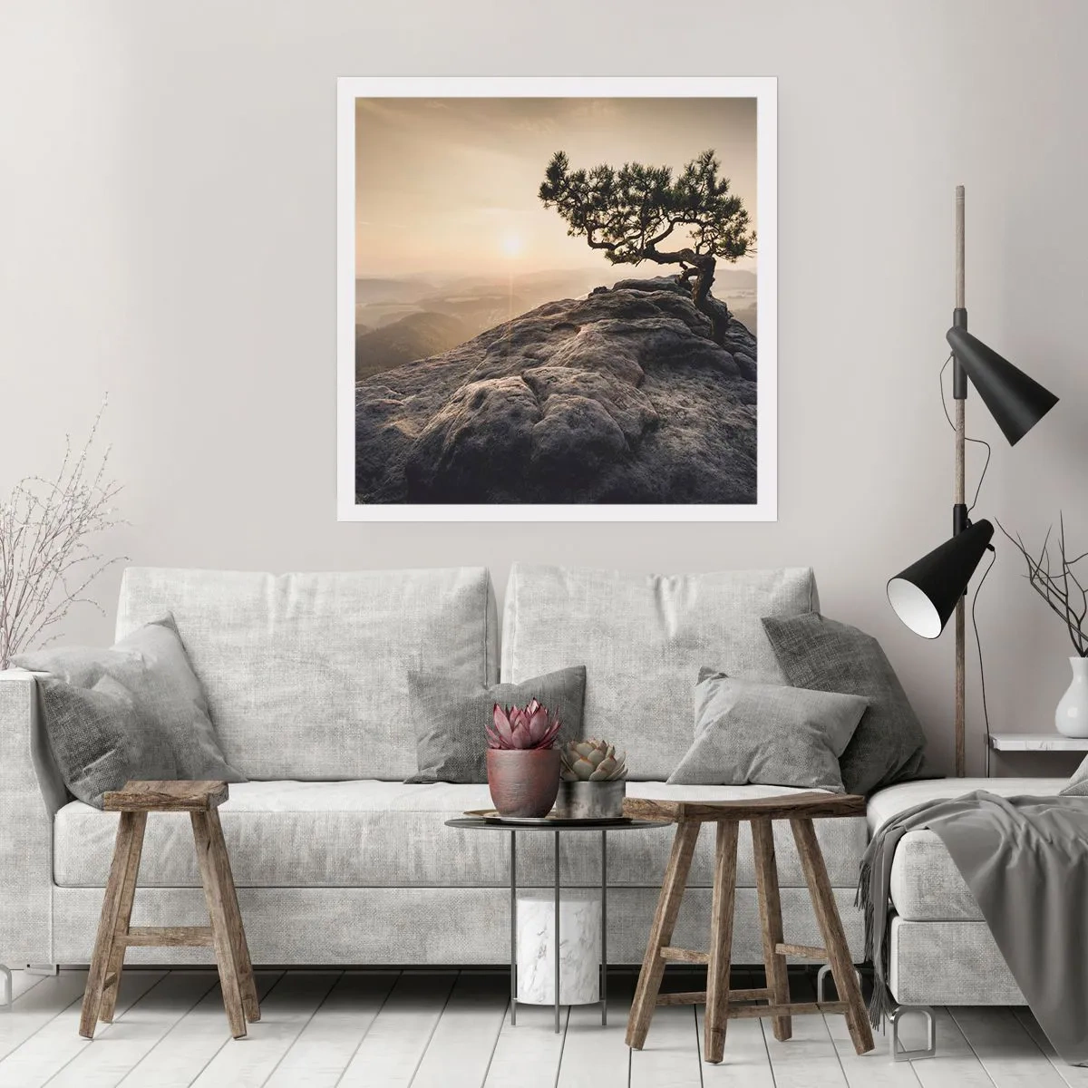 Póster - La vida se abre camino - 30x30 cm