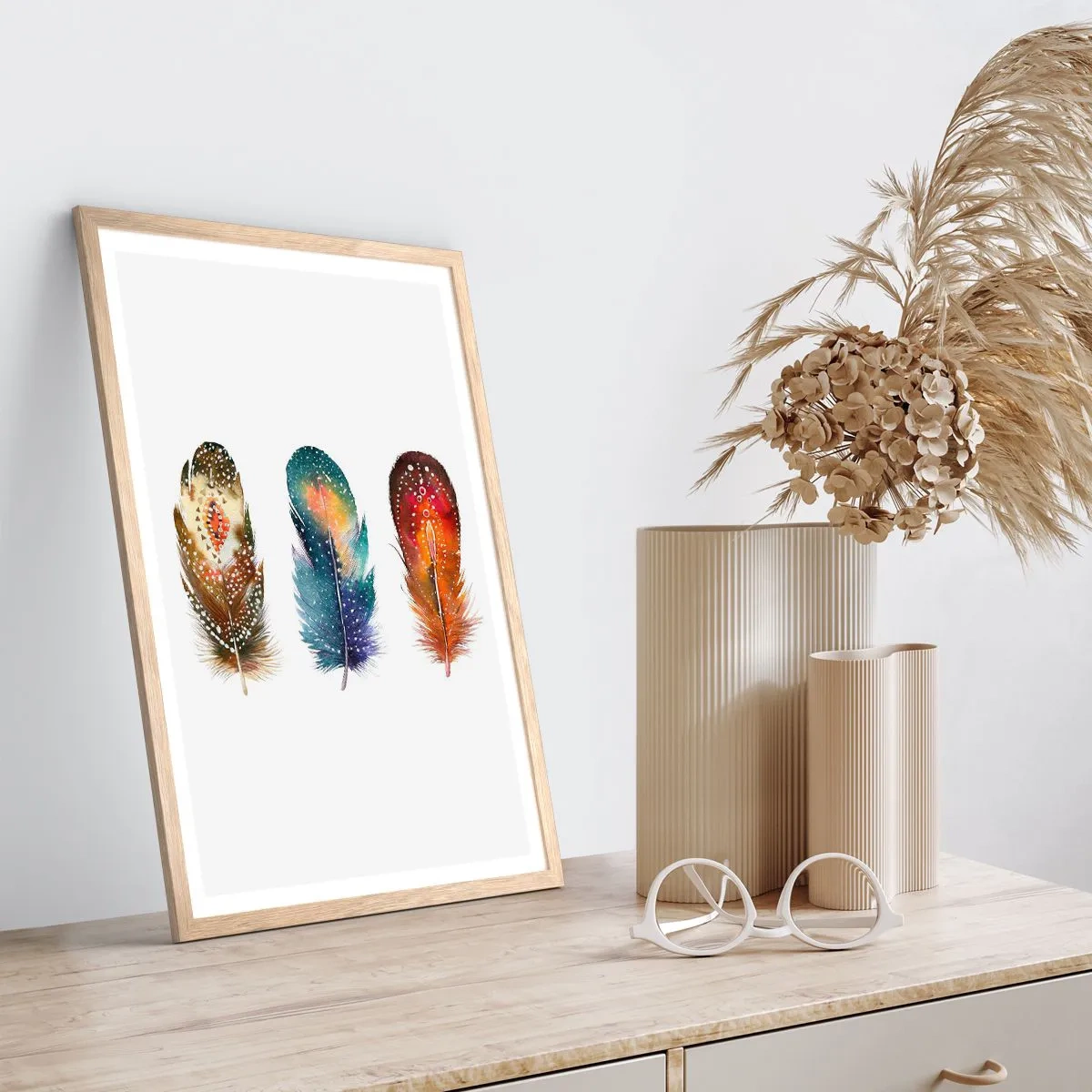 Póster en marco roble claro - Rituales, ceremonias, secretos - 50x70 cm