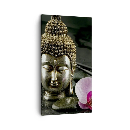 Cuadro sobre lienzo - Impresión de Imagen - La armonía de la sabiduría y la belleza - 45x80 cm