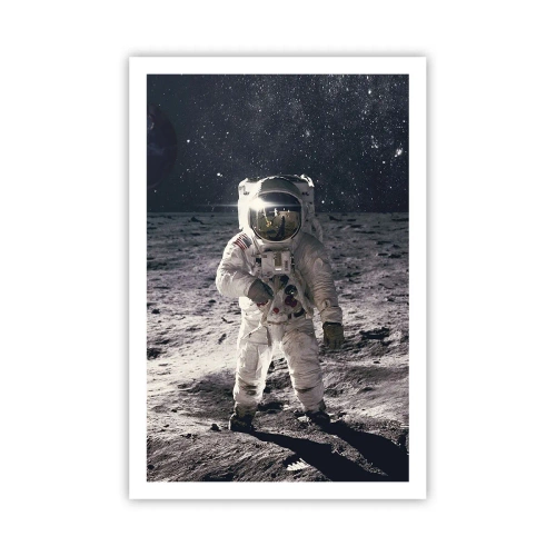 Póster - Saludos desde la Luna - 61x91 cm