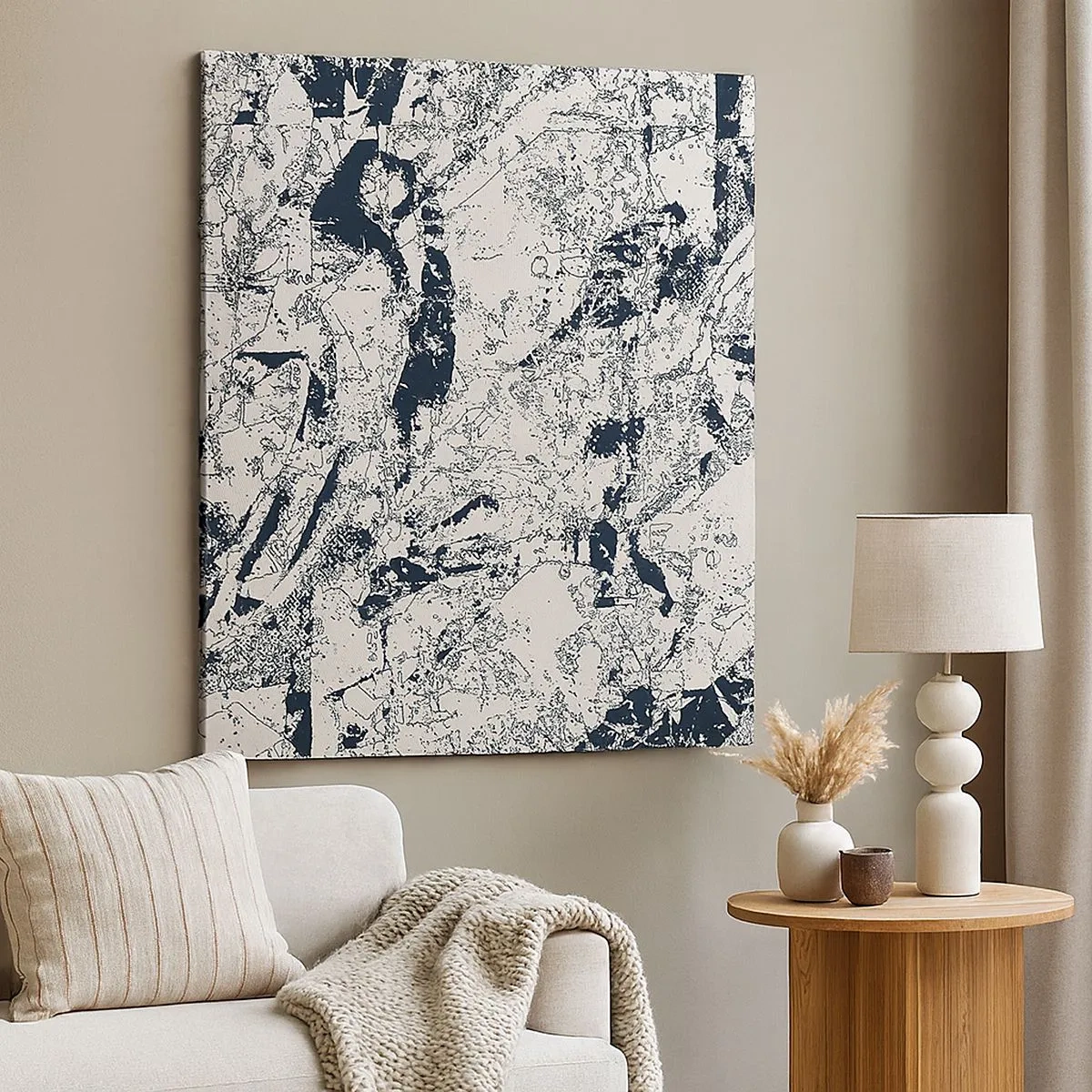 Cuadro sobre lienzo - Impresión de Imagen - La interpenetración de los opuestos - 30x30 cm