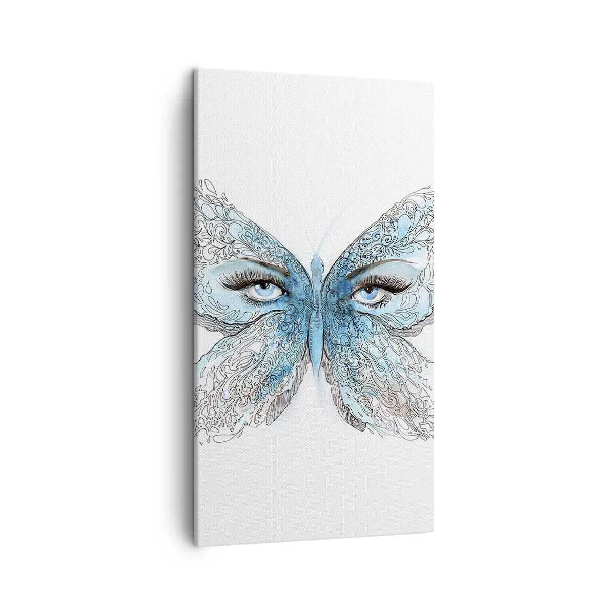 Cuadro sobre lienzo - Impresión de Imagen - Mirada de mariposa - 45x80 cm