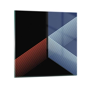 Cuadro sobre vidrio - Impresiones sobre Vidrio - La rectitud - 30x30 cm