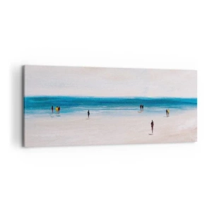 Cuadro sobre lienzo - Impresión de Imagen - Necesidad natural - 100x40 cm