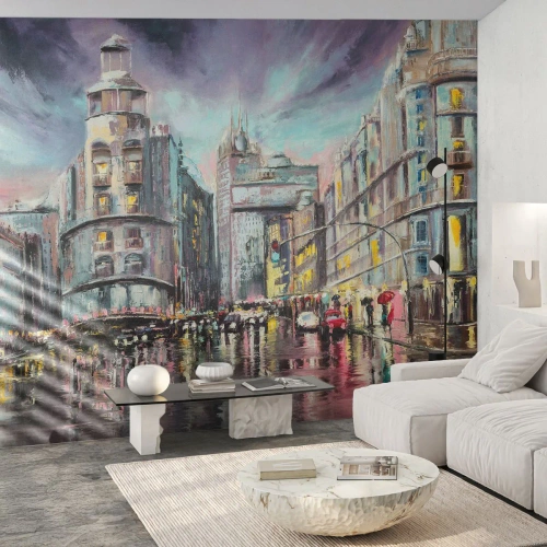Fotomural Autadhesivo Deluxe Sticker - Va a ser una buena noche - Ciudad, Madrid, Arquitectura - 200x140 cm