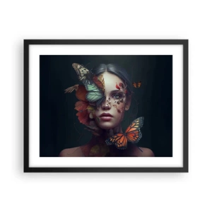 Póster en marco negro - Una metamorfosis maravillosa - 50x40 cm