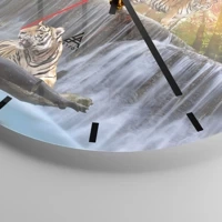 Esfera sin numeración, con rayas