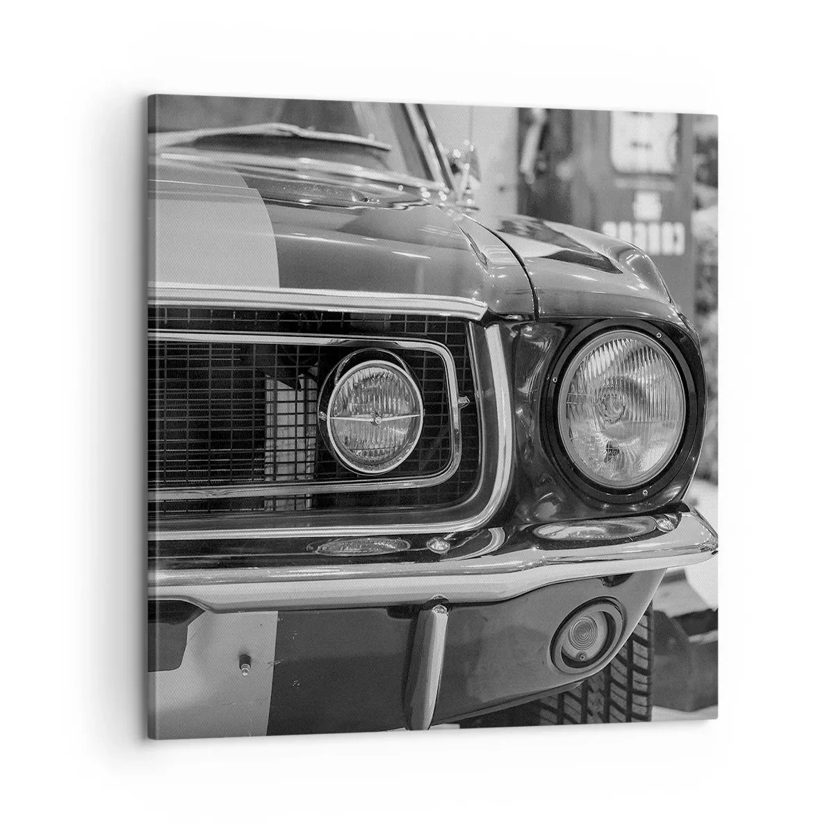 Cuadro sobre lienzo - Impresión de Imagen - Paseo rudo - 60x60 cm