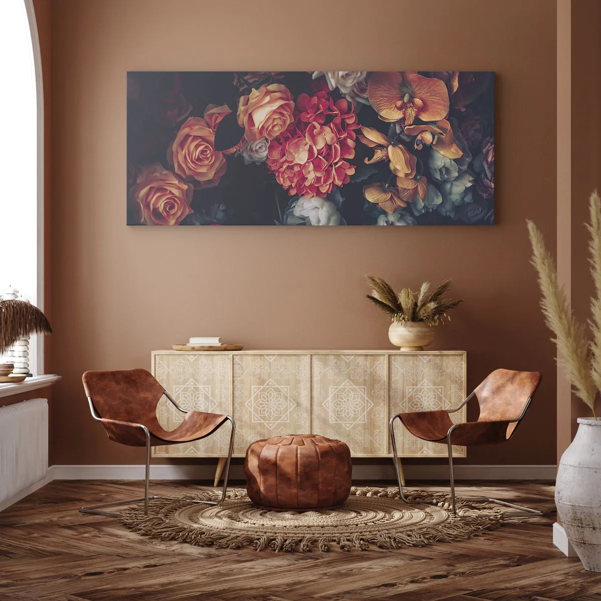 Cuadro sobre lienzo - Impresión de Imagen - Como los maestros holandeses - 100x40 cm
