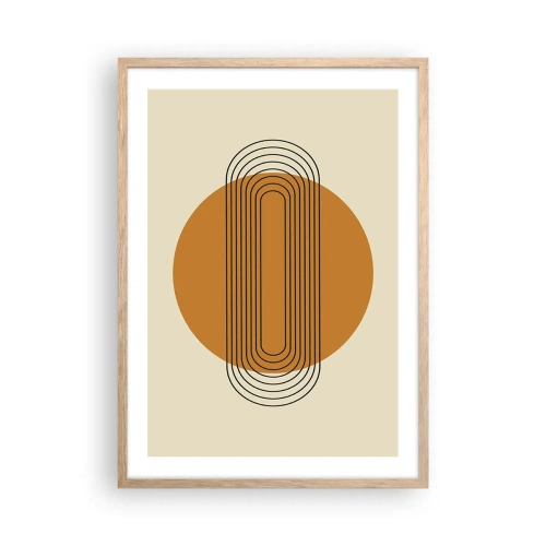 Póster en marco roble claro - El plan perfecto - 50x70 cm