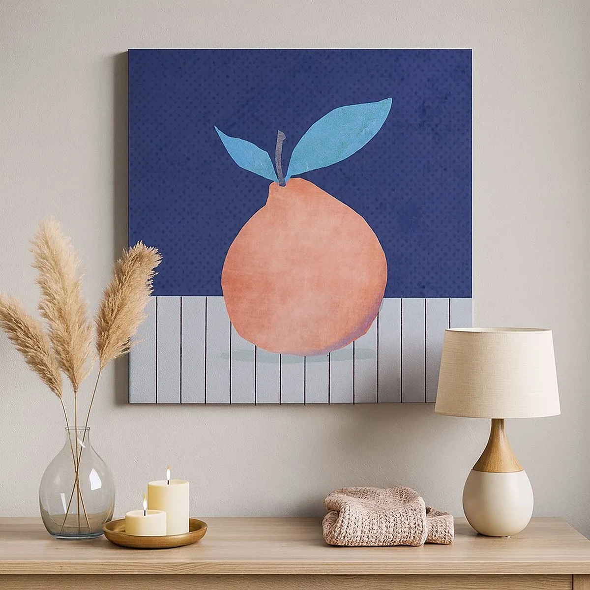 Cuadro sobre lienzo - Impresión de Imagen - Convexidad y plano - 30x30 cm