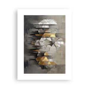 Póster - Composición hecha de hielo y luz - 30x40 cm