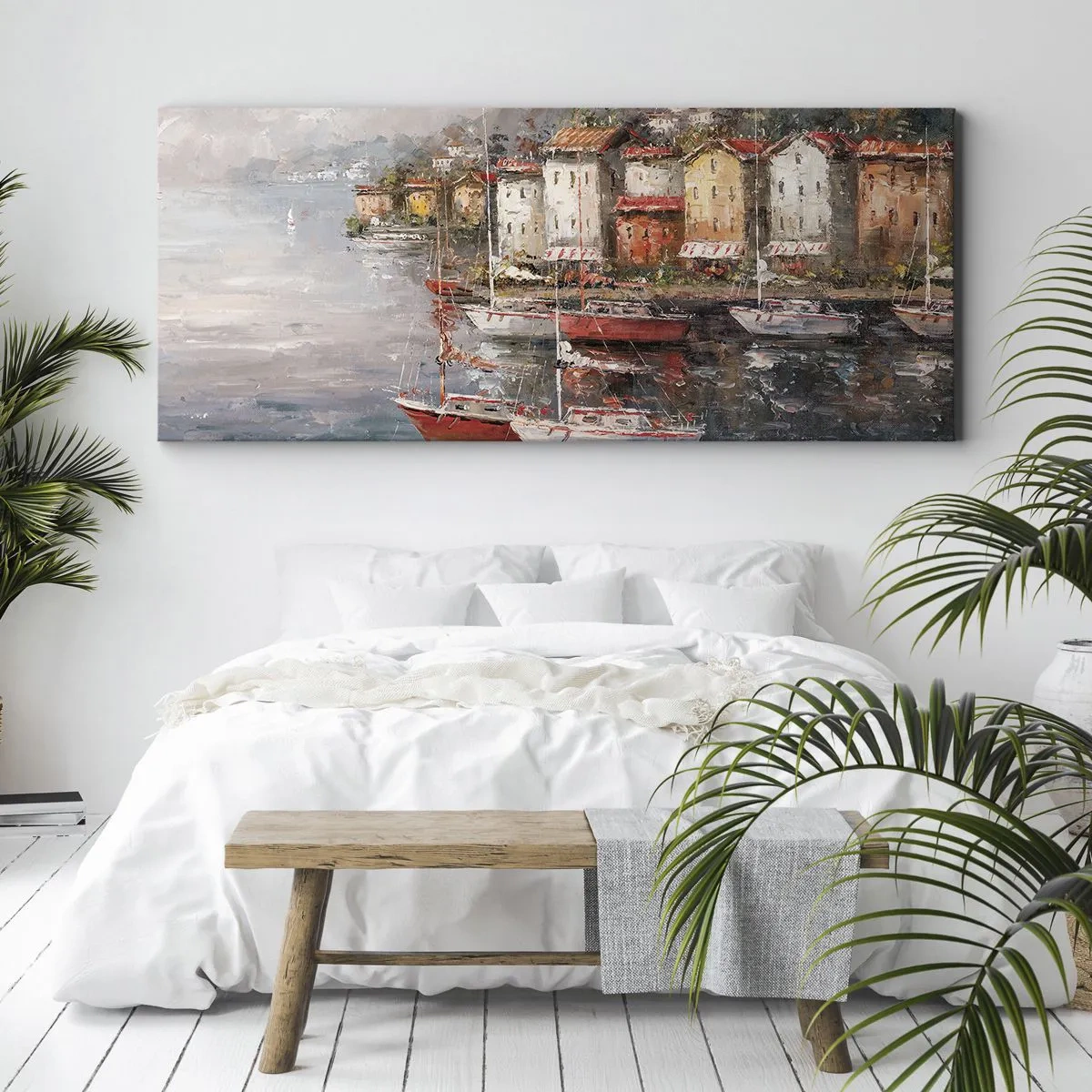 Cuadro sobre lienzo - Impresión de Imagen - Un refugio romántico - 100x40 cm